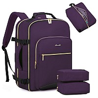 Lovevook 40L Large Travel Backpack For Women Men 17 Inch Carry On Backpack For Traveling On Airplane Personal Item Travel Bag