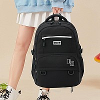 Camtop Laptop Backpack 156 Inch College Middle School Bookbag Travel Backpacks Casual Daypacks 17 Inchblack