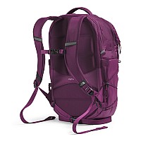 The North Face Womens Borealis Luxe Commuter Laptop Backpack Black Currant Purpleburnt Coral Metallic One Size