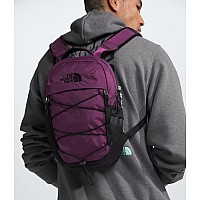 The North Face 10L Mini Borealis Commuter Laptop Backpack Black Currant Purpletnf Black One Size