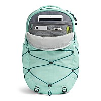 The North Face Womens Borealis Commuter Laptop Backpack Crater Aquablue Moss One Size