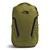 The North Face Vault Everyday Laptop Backpack Forest Olive Light Heathertnf Black One Size