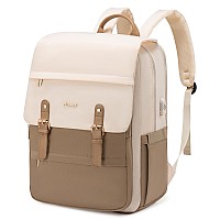 Lovevook Laptop Backpack Purse For Women Fashion Vintage Computer Backpack 17 Inch Large Teacher Nurse Backpack Casual Daypack F