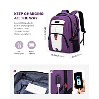 Lovevook Travel Laptop Backpack Waterproof Anti Theft Backpack With Lock And Usb Charging Port Large Computer Business Backpack