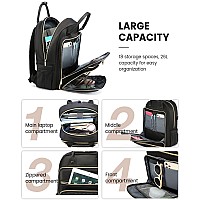 Lovevook Laptop Backpack For Women 156 Inch Computer Backpack For Teacher Nurse Water Resistant Lightweight Travel Work Backp