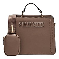 Steve Madden Bevelyn Convertible Crossbody Bag Mushroom