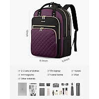 Lovevook Laptop Backpack For Women With Separate Laptop Compartment 17 Water Resistant Lightweight Daypacks For College Travel