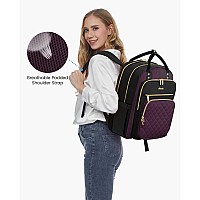 Lovevook Laptop Backpack For Women With Separate Laptop Compartment 17 Water Resistant Lightweight Daypacks For College Travel