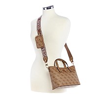 Guess Latona Mini Tote Latte Logo