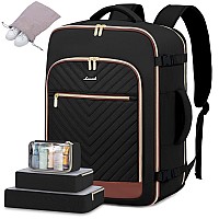 Lovevook Travel Backpack For Women40L Carry On Backpack Flight Approvedtsa Personal Item Travel Bag Fits 17 Inch Laptopbusine