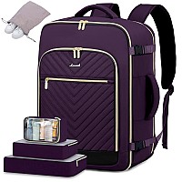 Lovevook Travel Backpack For Women40L Carry On Backpack Flight Approvedtsa Personal Item Travel Bag Fits 17 Inch Laptopbusine