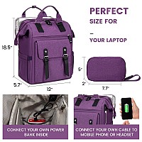 Lovevook Laptop Backpack Travel Bag With 173 Inch Laptop Compartment Water Resistant Teacher Nurse Doctor Work Bag Antithef