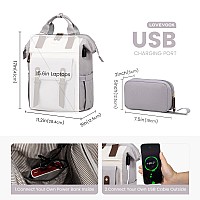 Lovevook Laptop Backpack For Women Teacher Nurse Bag Work Travel Computer Backpacks Pursewater Resistant Daypack With Usb Char