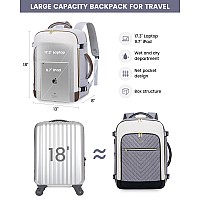 Lovevook Large Travel Backpack For Women Tsa Carry On Backpack For Airplanes 40L Personal Item Travel Bag For Women Fits 17 L