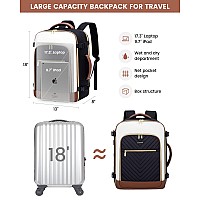 Lovevook Large Travel Backpack For Women Tsa Carry On Backpack For Airplanes 40L Personal Item Travel Bag For Women Fits 17 L