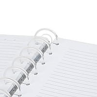 Talia Discbound Notebook Discs Clear 125Inch