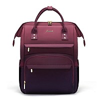 Lovevook Gradient Laptop Backpack For Women156 Inch Work Computer Bakcpack Purse Laptop Bag With Antitheft Pocketwaterproof