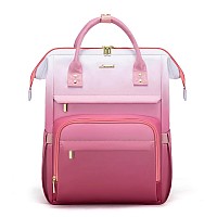 Lovevook Gradient Laptop Backpack For Women156 Inch Work Computer Bakcpack Purse Laptop Bag With Antitheft Pocketwaterproof