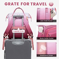 Lovevook Gradient Laptop Backpack For Women156 Inch Work Computer Bakcpack Purse Laptop Bag With Antitheft Pocketwaterproof