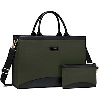 Lovevook Laptop Tote Bag For Women 156 Inch Large Capacity Work Bag With Clutch Purse For Teacher Canvas Computer Bag For Busi