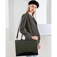 Lovevook Laptop Tote Bag For Women 156 Inch Large Capacity Work Bag With Clutch Purse For Teacher Canvas Computer Bag For Busi