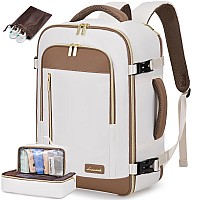 Lovevook Travel Backpack For Women Men 40L Carry On Backpack Personal Item Bag With 3 Packing Cubes Business Weekender Over