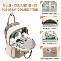 Lovevook Backpack Purse For Women 14 Inch Laptop Backpack With Usb Port Cute Waterproof Backpacks Stylish Travel Bags Vintage