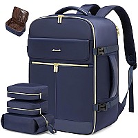 Lovevook Travel Backpack For Women 40L Large Carry On Backpack Flight Approved Waterproof Personal Item Travel Bag Fits 173