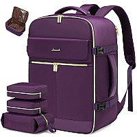 Lovevook Travel Backpack For Women 40L Large Carry On Backpack Flight Approved Waterproof Personal Item Travel Bag Fits 173