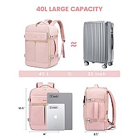 Lovevook Travel Backpack For Women 40L Large Carry On Backpack Flight Approved Waterproof Personal Item Travel Bag Fits 173