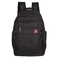 Wolverine Lightweight Water Resistant Rugged Laptop Backpack For Travel Or Work Commuterblack 22L