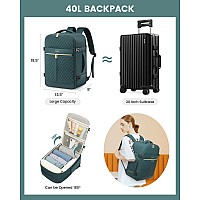 Lovevook Carry On Travel Backpack For Women 40L Personal Item Travel Bag Flight Approved Tsa Large Backpack For 17 Laptop W