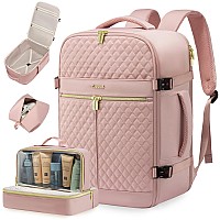 Lovevook Carry On Travel Backpack For Women 40L Personal Item Travel Bag Flight Approved Tsa Large Backpack For 17 Laptop W