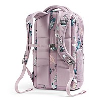 The North Face Womens Jester Everyday Laptop Backpack Ashen Purple Leaf Toss Print One Size