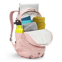 The North Face Womens Borealis Commuter Laptop Backpack Pink Moss Dark Heathergardenia Whitenpf One Size