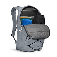 The North Face Jester Everyday Laptop Backpack Mid Grey Dark Heathertnf Blacknpf One Size