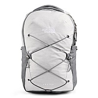 The North Face Womens Jester Everyday Laptop Backpack Tnf White Metallic Mlangemid Greynpf One Size