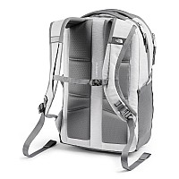 The North Face Womens Jester Everyday Laptop Backpack Tnf White Metallic Mlangemid Greynpf One Size