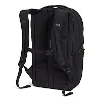 The North Face Jester Everyday Laptop Backpack Tnf Black Heatherled Yellownpf One Size