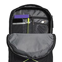 The North Face Jester Everyday Laptop Backpack Tnf Black Heatherled Yellownpf One Size