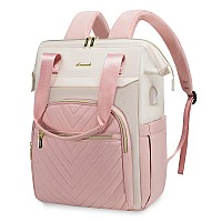 Lovevook Laptop Backpack For Women 156 Inch Work Laptop Bagwaterproof Teacher Nurse Bag With Usb Port Fashion Travel Bag Bus