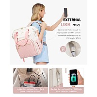 Lovevook Laptop Backpack For Women 156 Inch Work Laptop Bagwaterproof Teacher Nurse Bag With Usb Port Fashion Travel Bag Bus