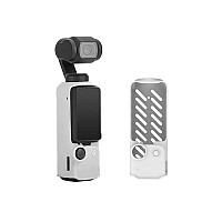 Silicone Sleeve Cover For Dji Osmo Pocket 3 Antislip Protective Skin For Handheld Gimbal Camera Accessories Greywhite