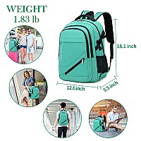 Fengdong 173 Inch Large Laptop Backpack Durable Waterproof Travel College Backpack Bookbag For Men Women Business Backpack Wi