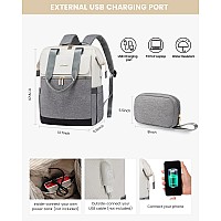 Lovevook Laptop Backpack For Women 156 Inch Work Laptop Bag With Usb Port Fashion Teacher Nurse Backpack Purse Waterproof Tr