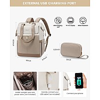 Lovevook 173 Inch Laptop Backpack For Women Large Capacity Travel Backpack With Organizer Bag Waterproof Carry On Backpack Wo