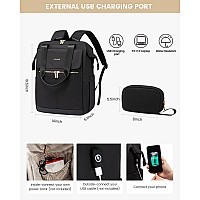 Lovevook 173 Inch Laptop Backpack For Women Large Capacity Travel Backpack With Organizer Bag Waterproof Carry On Backpack Wo