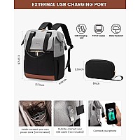 Lovevook Laptop Backpack For Women 156 Inch Work Laptop Bag With Usb Port Fashion Teacher Nurse Backpack Purse Waterproof Tr