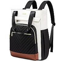 Lovevook Laptop Backpack For Women 17 Inch Work Laptop Bag Teacher Nurse Backpack Wide Open Travel Backpack Purse Convertible