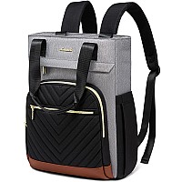 Lovevook Laptop Backpack For Women 156 Inch Work Laptop Bag Teacher Nurse Backpack Wide Open Travel Backpack Purse Convertibl